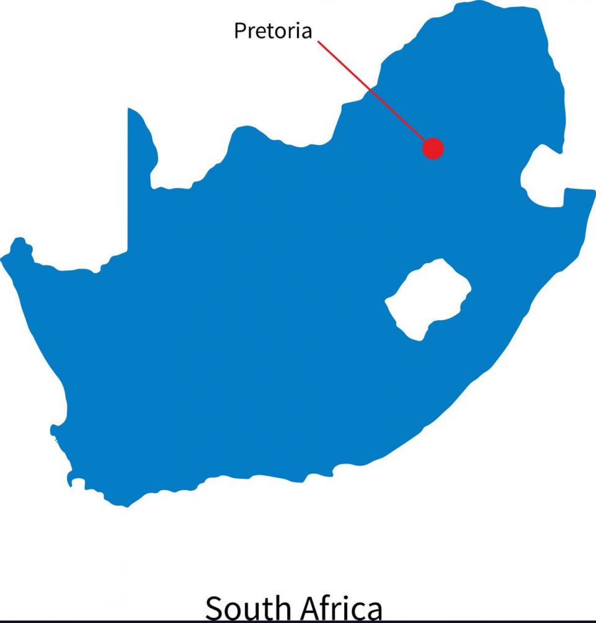 South Africa capital map